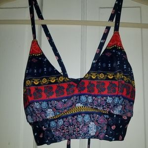 Jessica Simpson crop bikini top